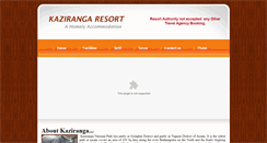 Desktop Screenshot of kazirangaresort.com