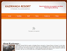 Tablet Screenshot of kazirangaresort.com